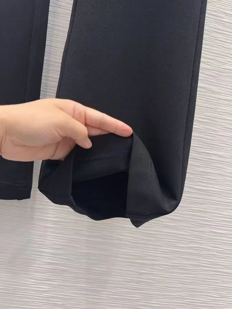 Slim-Fit Flared Casual Pants