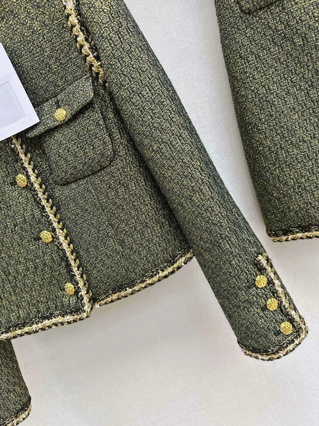 Cropped Tweed Jacket Skirt Co-ord Set