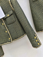 Cropped Tweed Jacket Skirt Co-ord Set