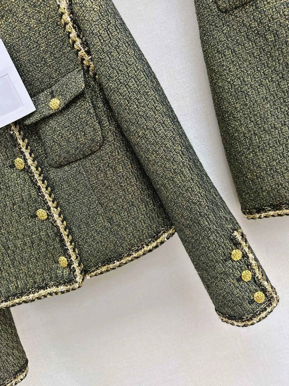 Cropped Tweed Jacket Skirt Co-ord Set