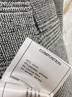 Plaid Cropped Blazer Skirt Set