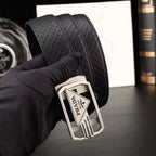Classic Triangle Cut-Out Buckle Belt