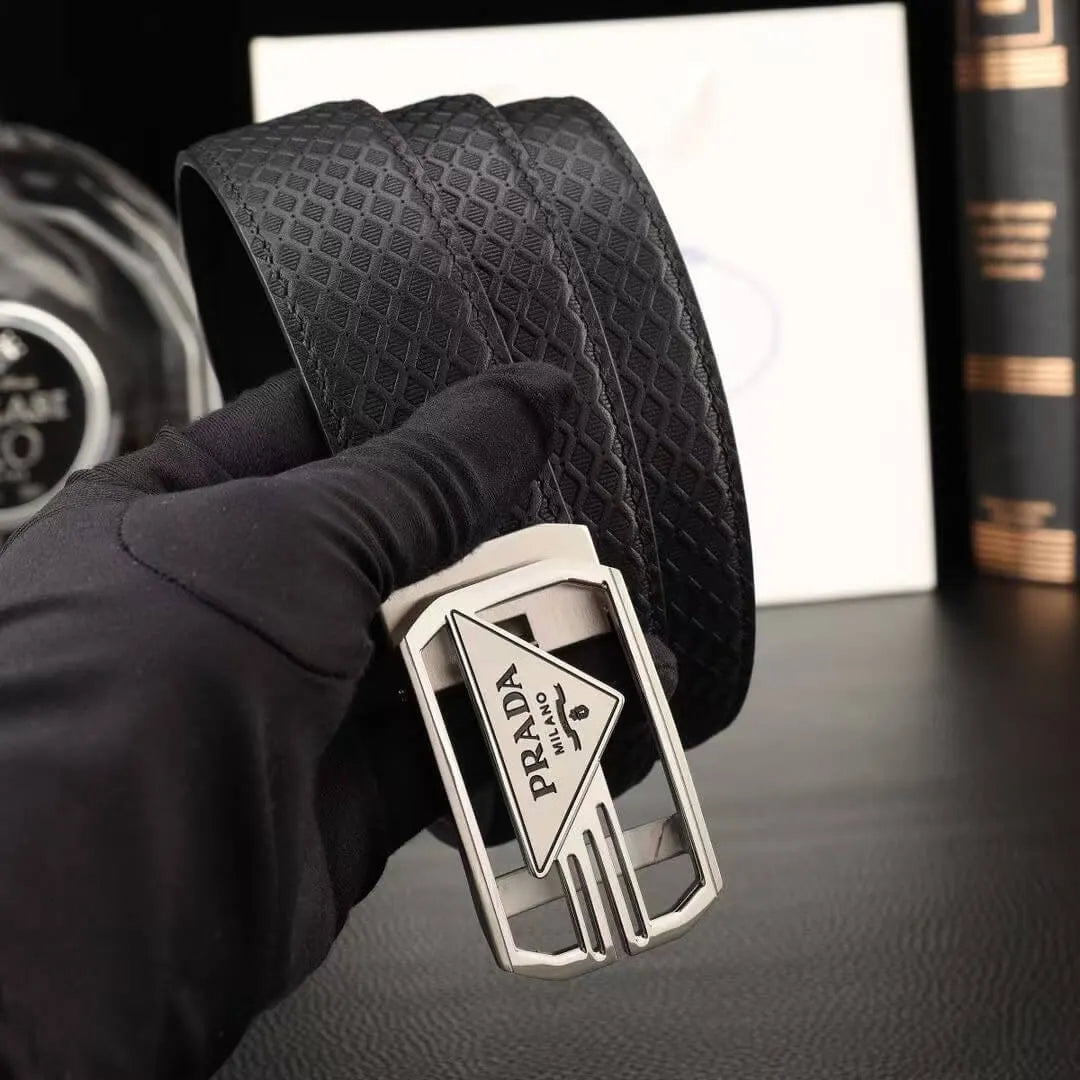 Classic Triangle Cut-Out Buckle Belt
