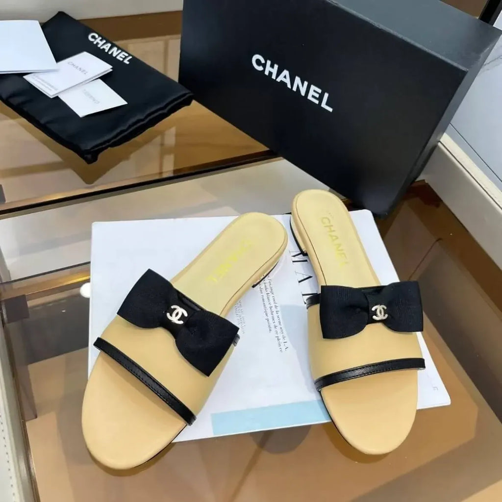 Classic Elegant Bow-Embellished Sandals