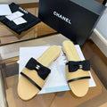Classic Elegant Bow-Embellished Sandals