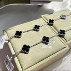 Classic Five-Strand Mother-of-Pearl & Diamond Patch Bracelet