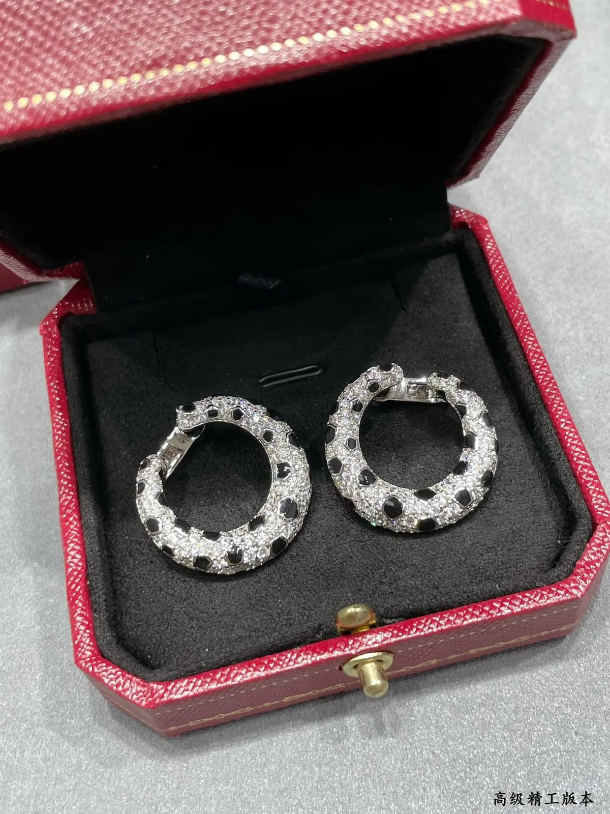 Polka Dot Hoop Earrings