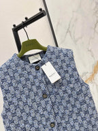 Button Detail Tweed Matching Set