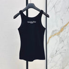 Signature Bee Stitch Cotton Vest