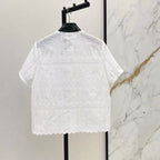 Eyelet Embroidered Shirt