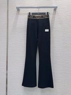Slim-Fit Flared Casual Pants