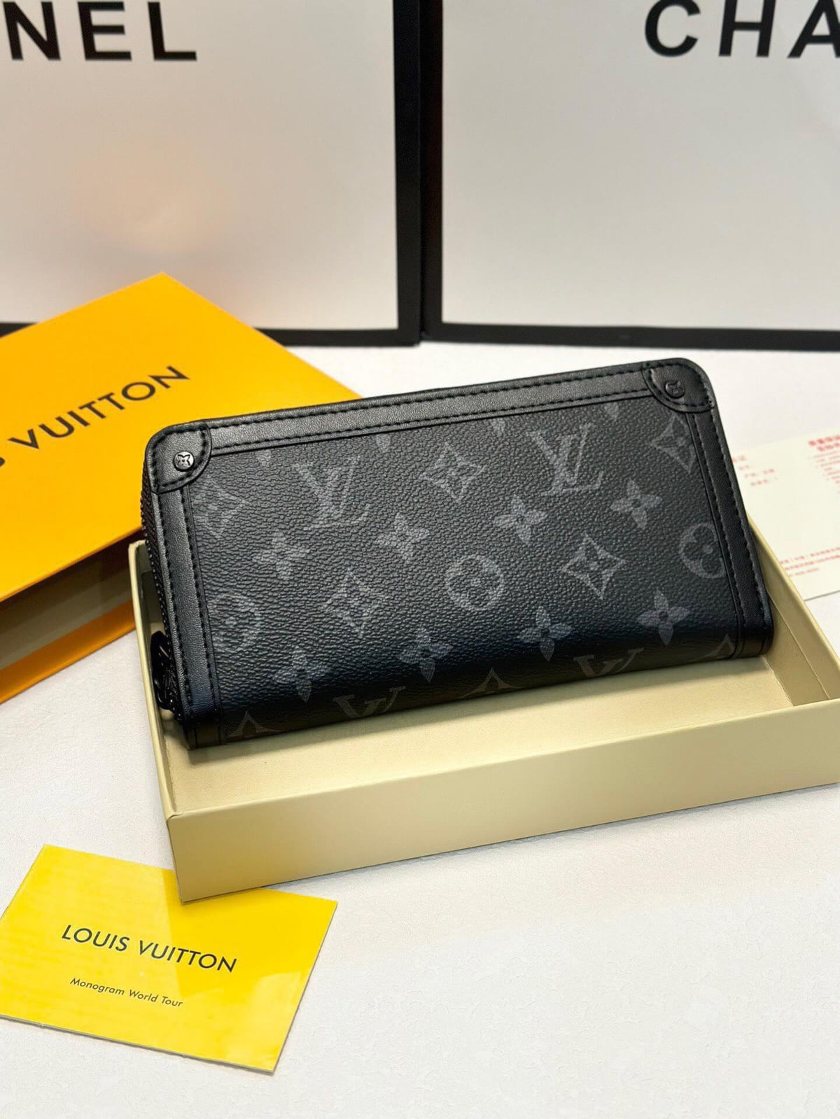 Monogram Zip-Around Long Wallet