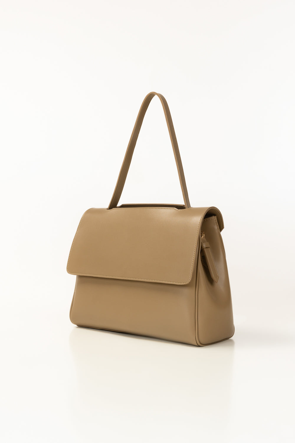 Burgundy Elegant Top‑Handle Tote