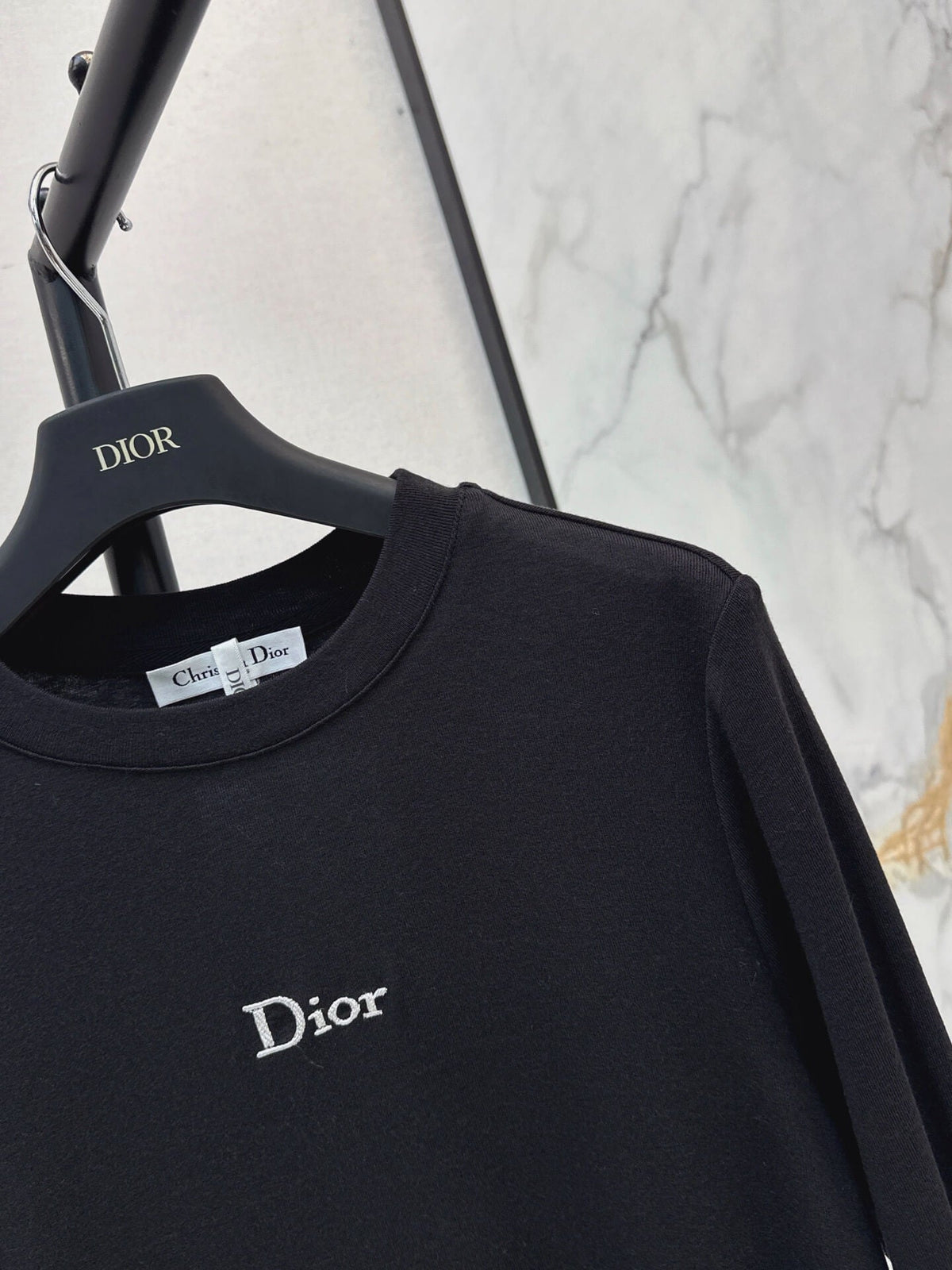 Slim Fit Letter Long Sleeve Tee