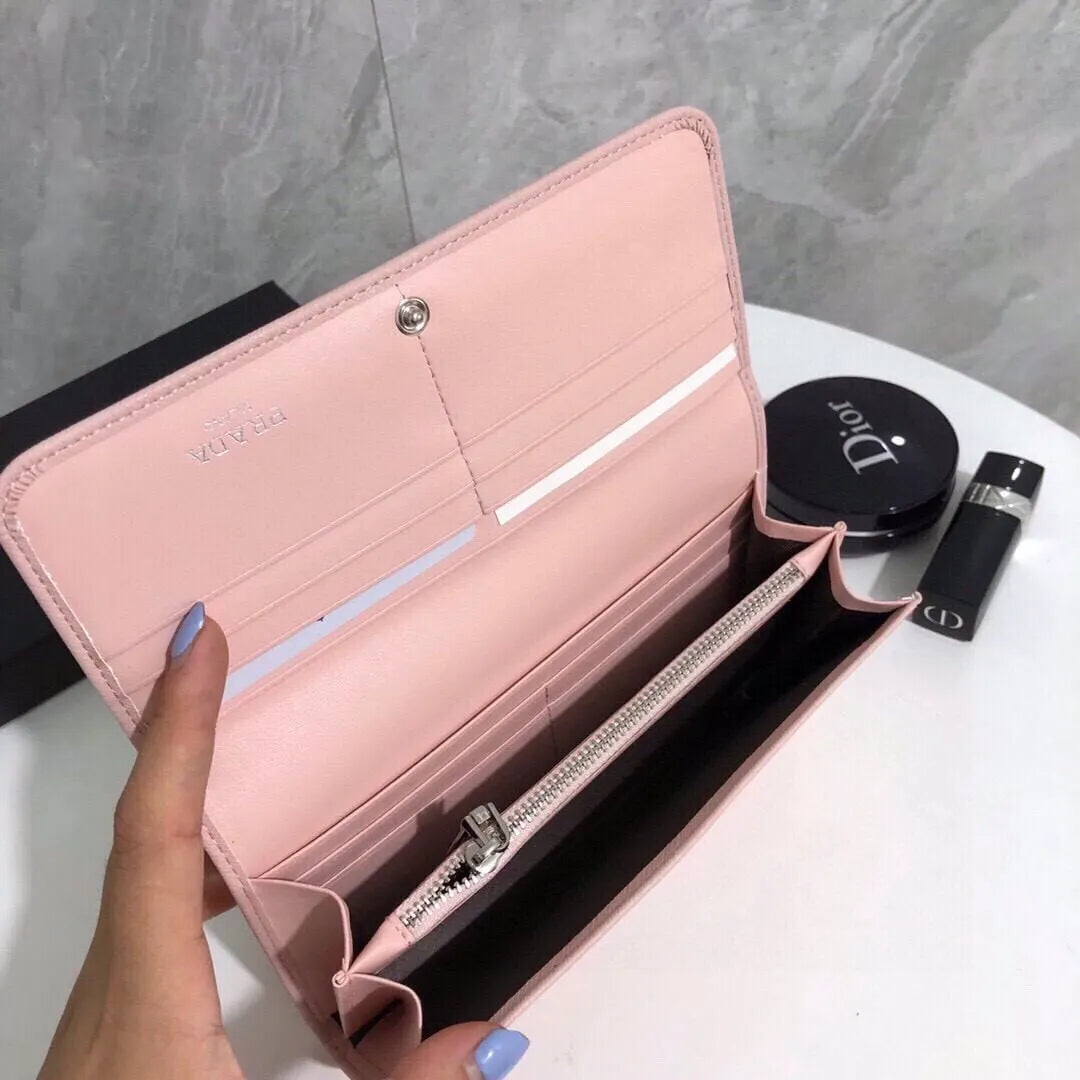 Fabric Long Flap Trendy Wallet