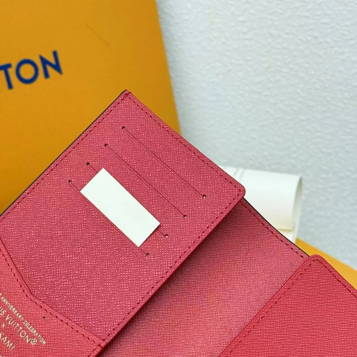 Cherry Pattern Long Wallet