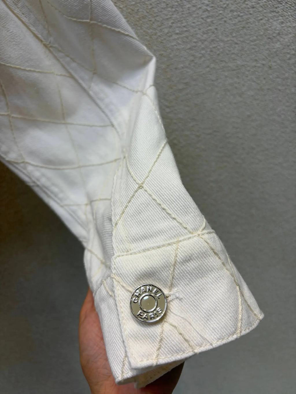 Diamond Stitch Cropped Jacket
