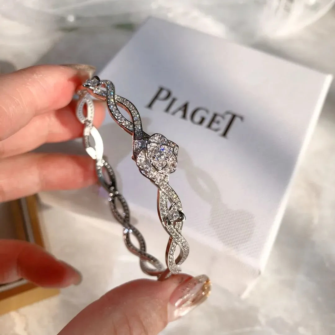 Diamond Rose Couture Bangle