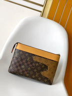 Classic Print Patchwork Clutch