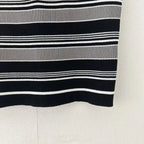 Striped Button Front Tank Top