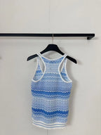 Wave Pattern Gradient Vest