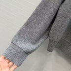 Cashmere Embroidered Hooded Jacket