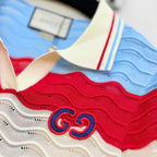 Vibrant Wavy Pattern Polo Shirt