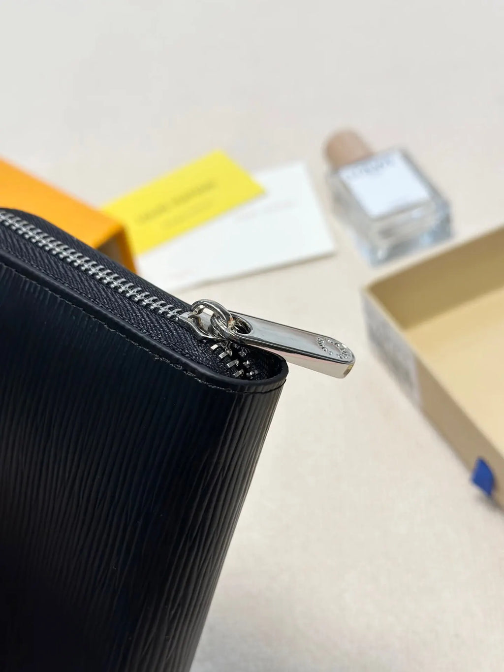 Epi Leather Zip-Around Long Wallet