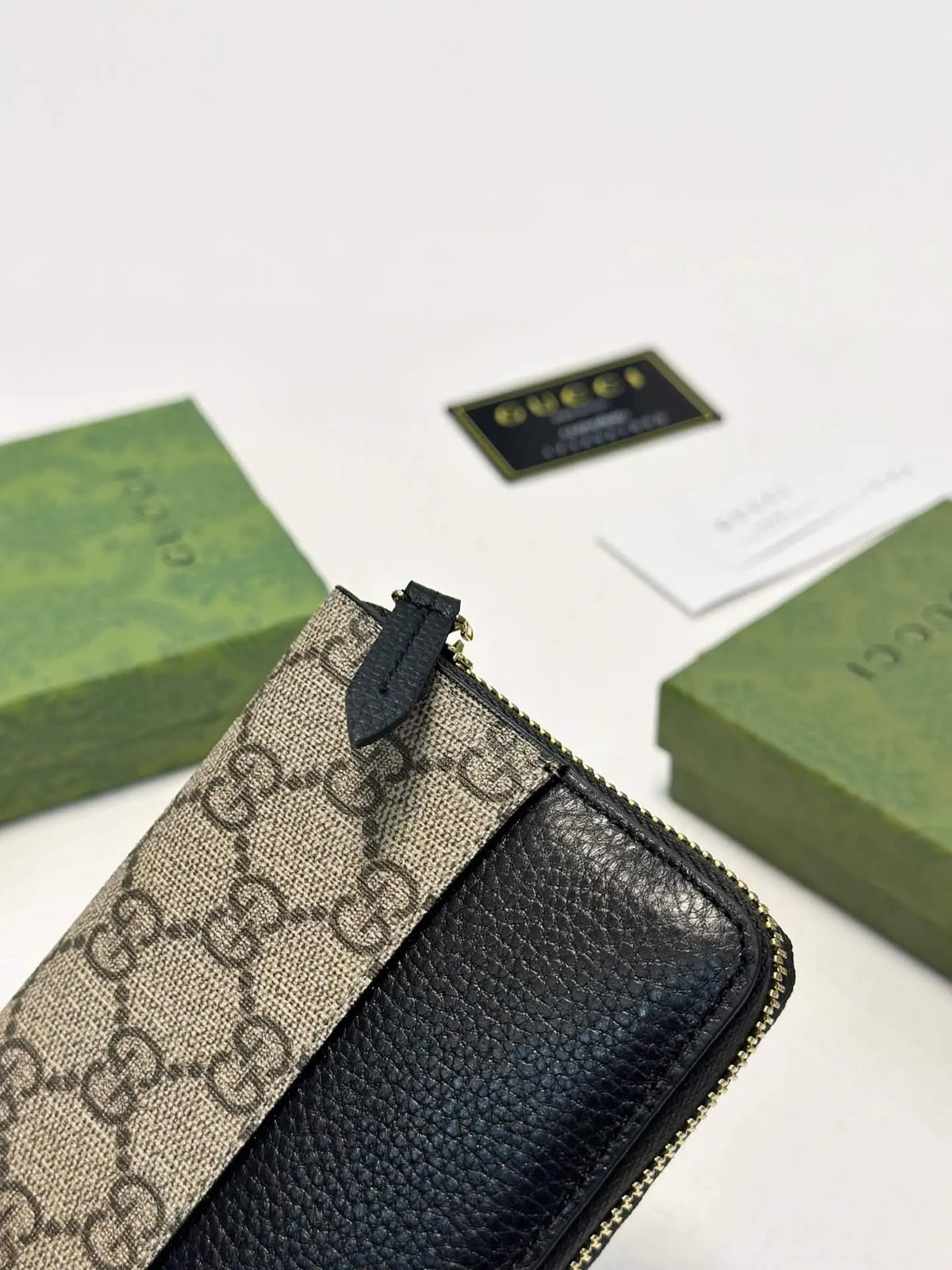 Multi-Color Patterned Long Zip Wallet