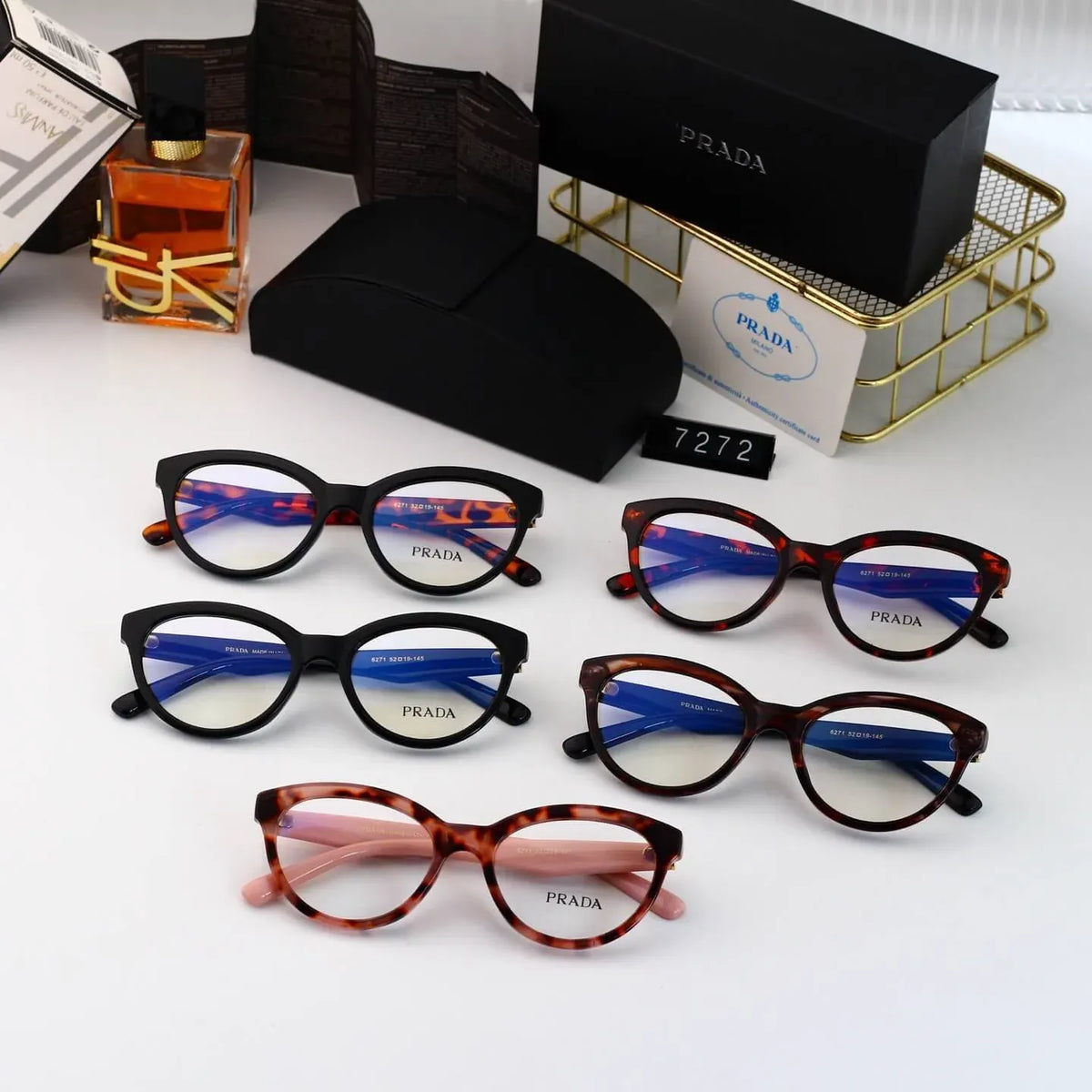 Modern Leopard Print Anti-Blue Light Glasses