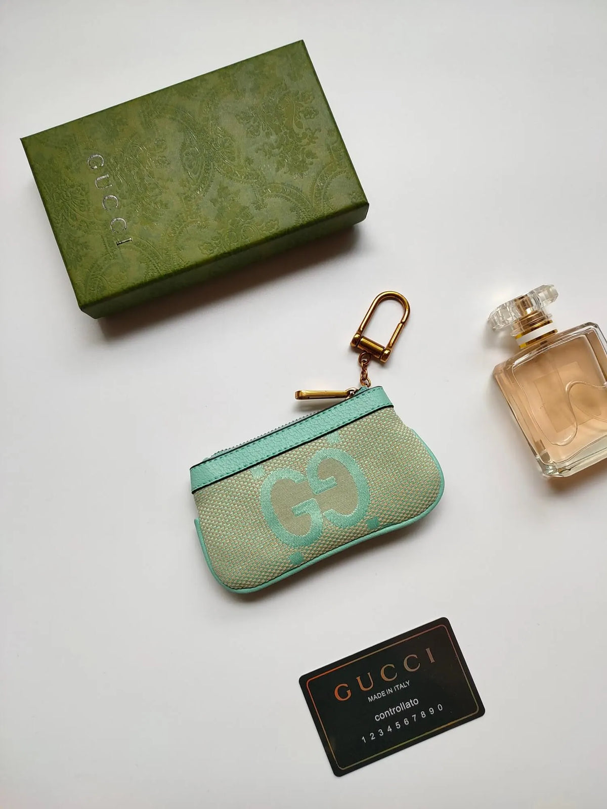 Textured Weave Mini Wallet
