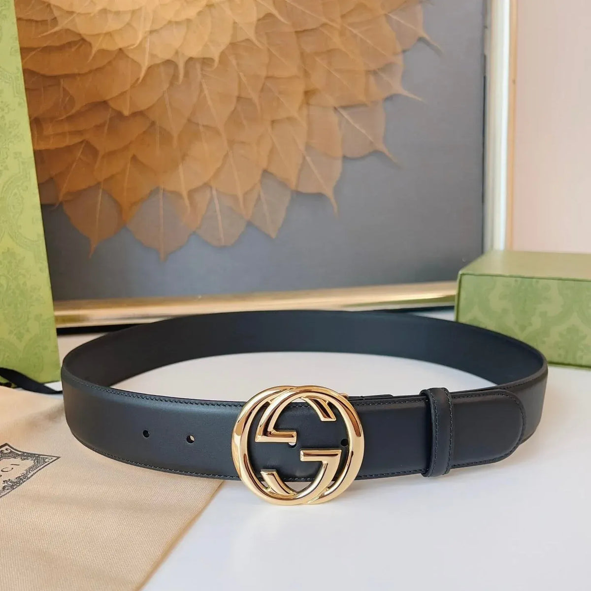 Classic Alternating Double G Buckle Belt