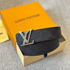 Minimalist Style Letter Metal Buckle Belt