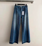 Vintage Washed Flare Jeans