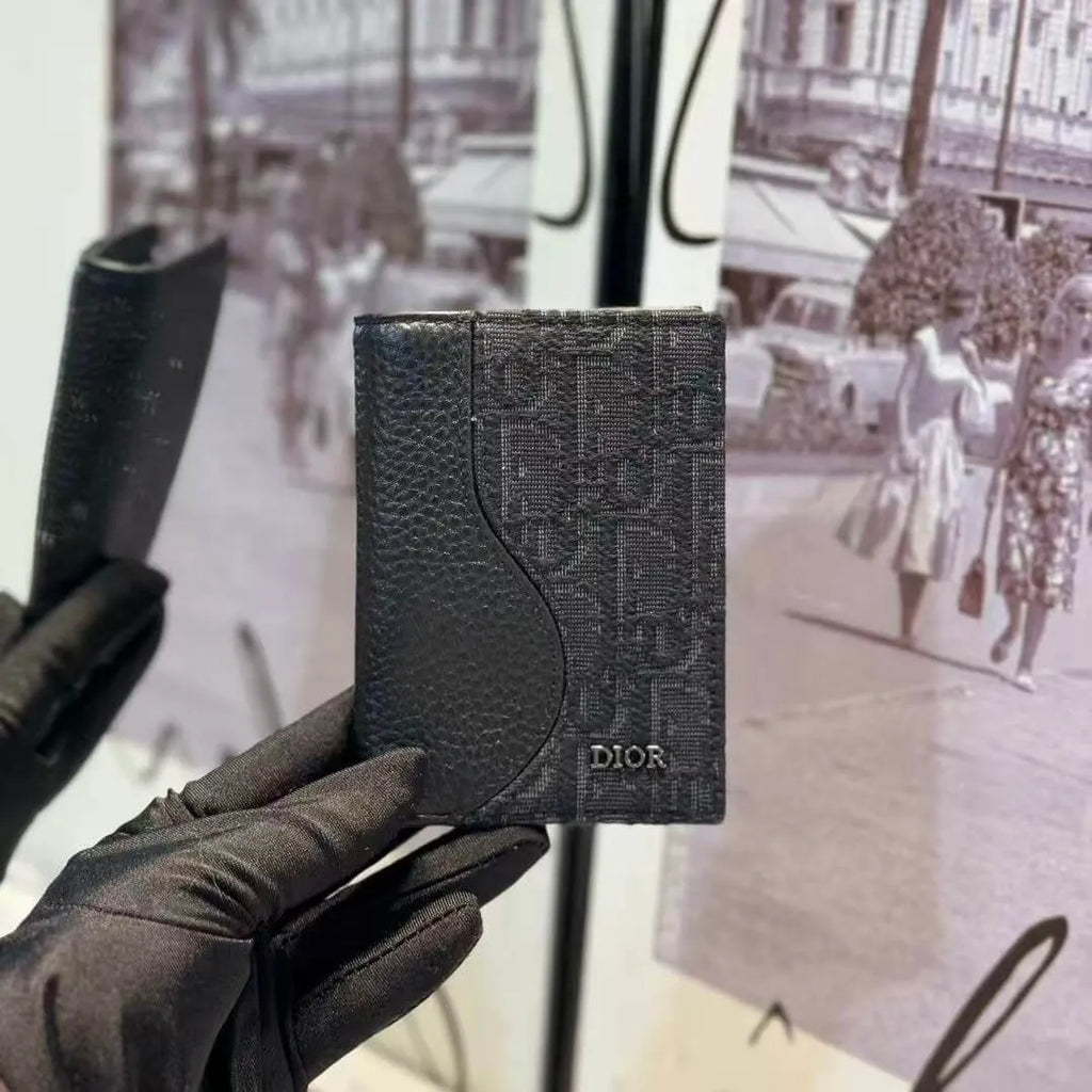 Black Monogram Wallet