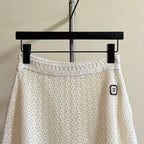 Blend Openwork Knit Skirt