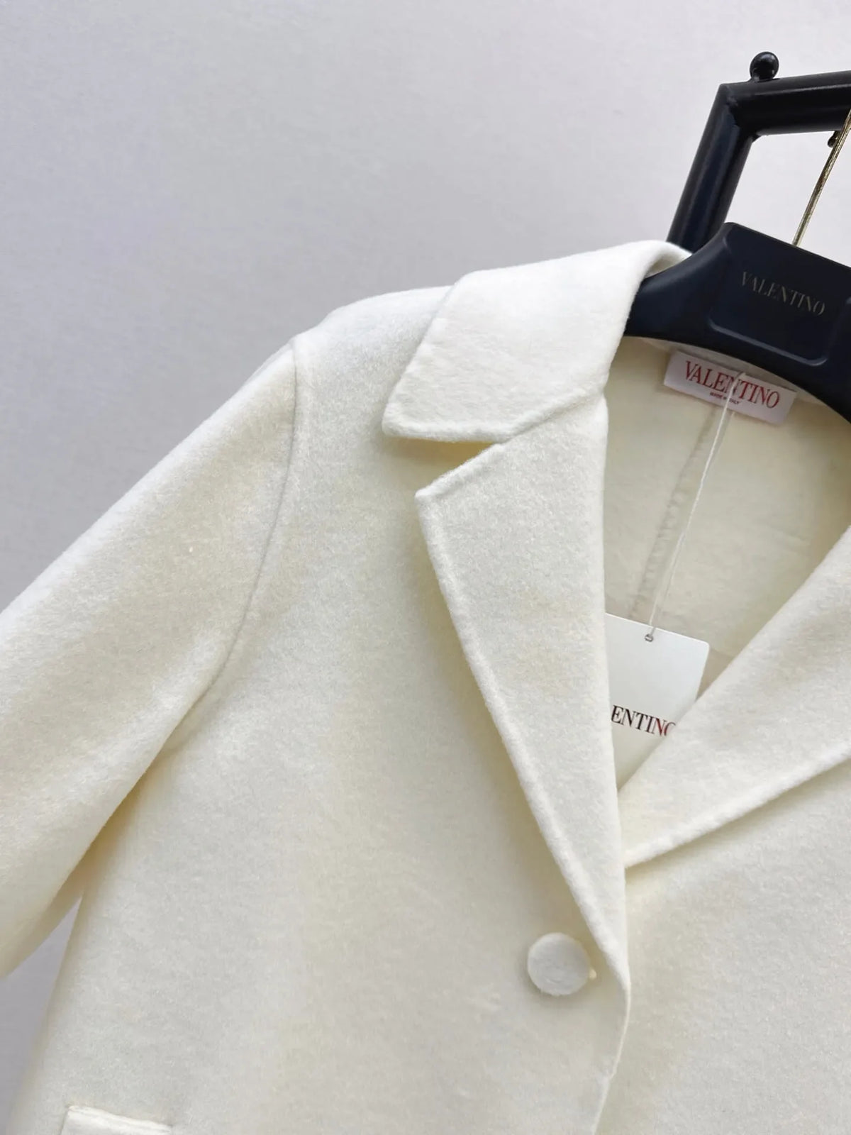 Classic Lapel Straight Wool Coat