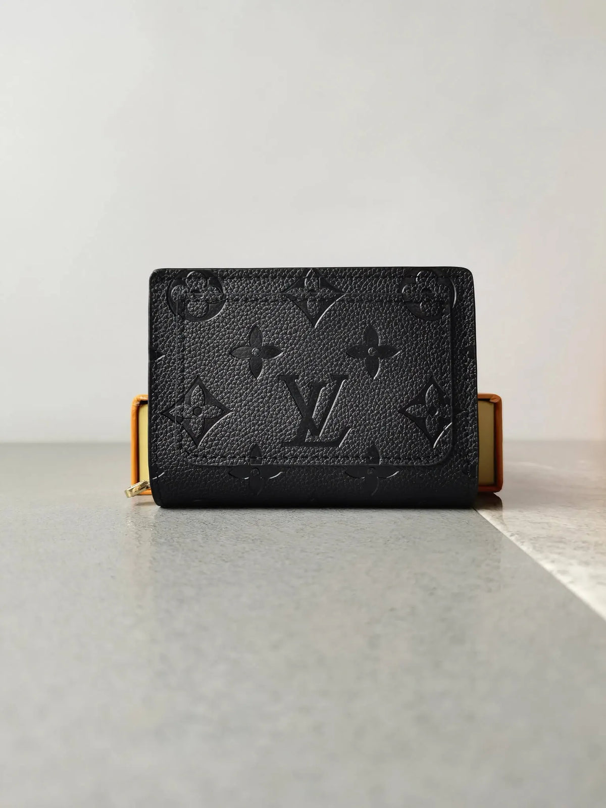 Trendy Embossed Short Wallet