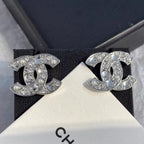 Star and Heart Crystal Earrings