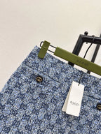 Button Detail Tweed Matching Set