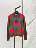 Grey Diamond Vintage Sweater