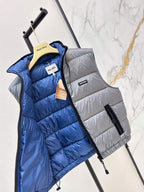 Stand Collar Quilted Vest