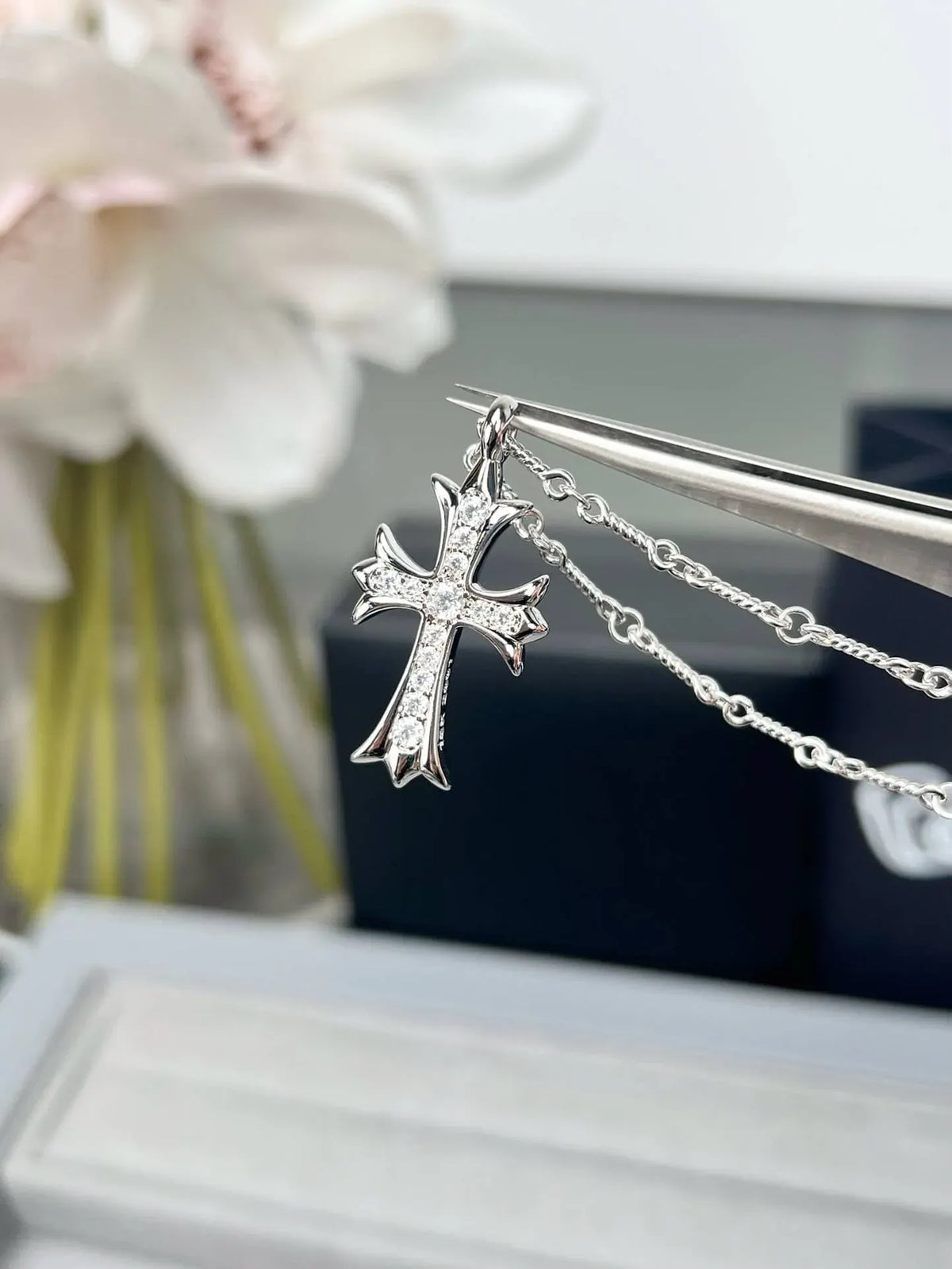 Cross Diamond Necklace