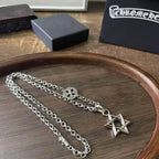 Street Style Hexagram Design Necklace