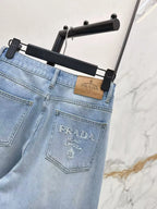 Light Wash Straight Jeans