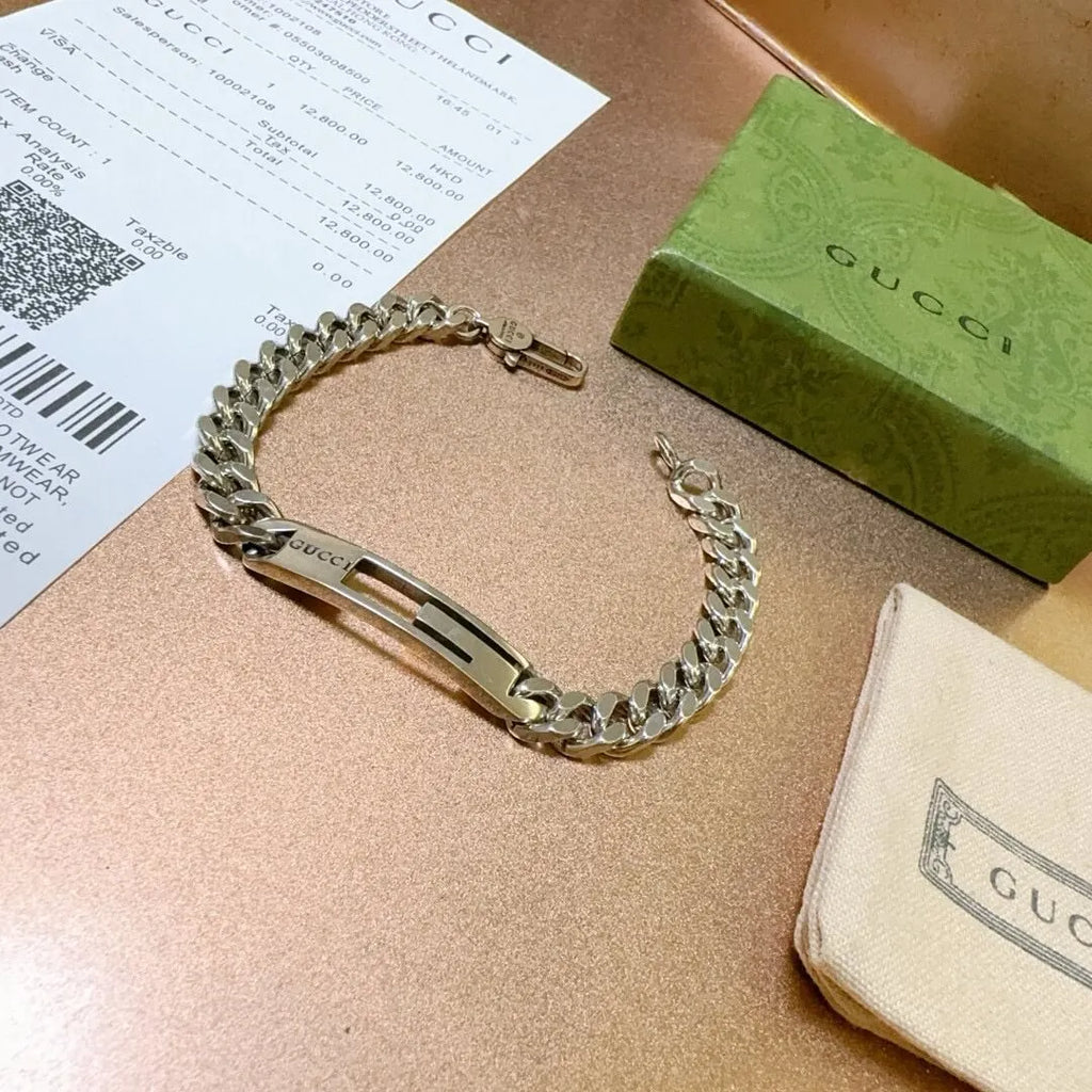 Classic Letter Engraved Bangle