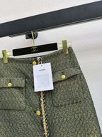 Cropped Tweed Jacket Skirt Co-ord Set