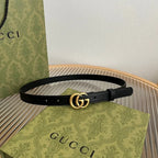 Classic Buckle Slim Belt
