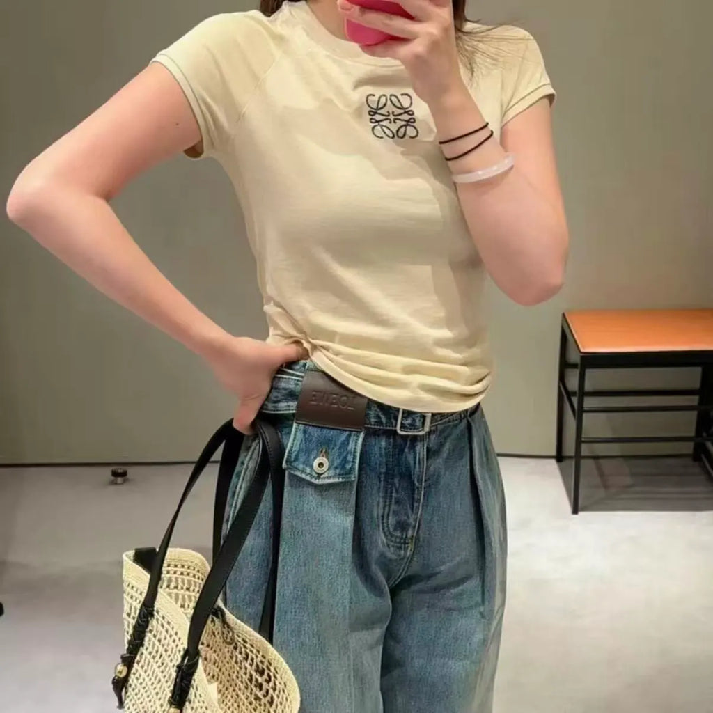 Textured Stitch Tailored Tee