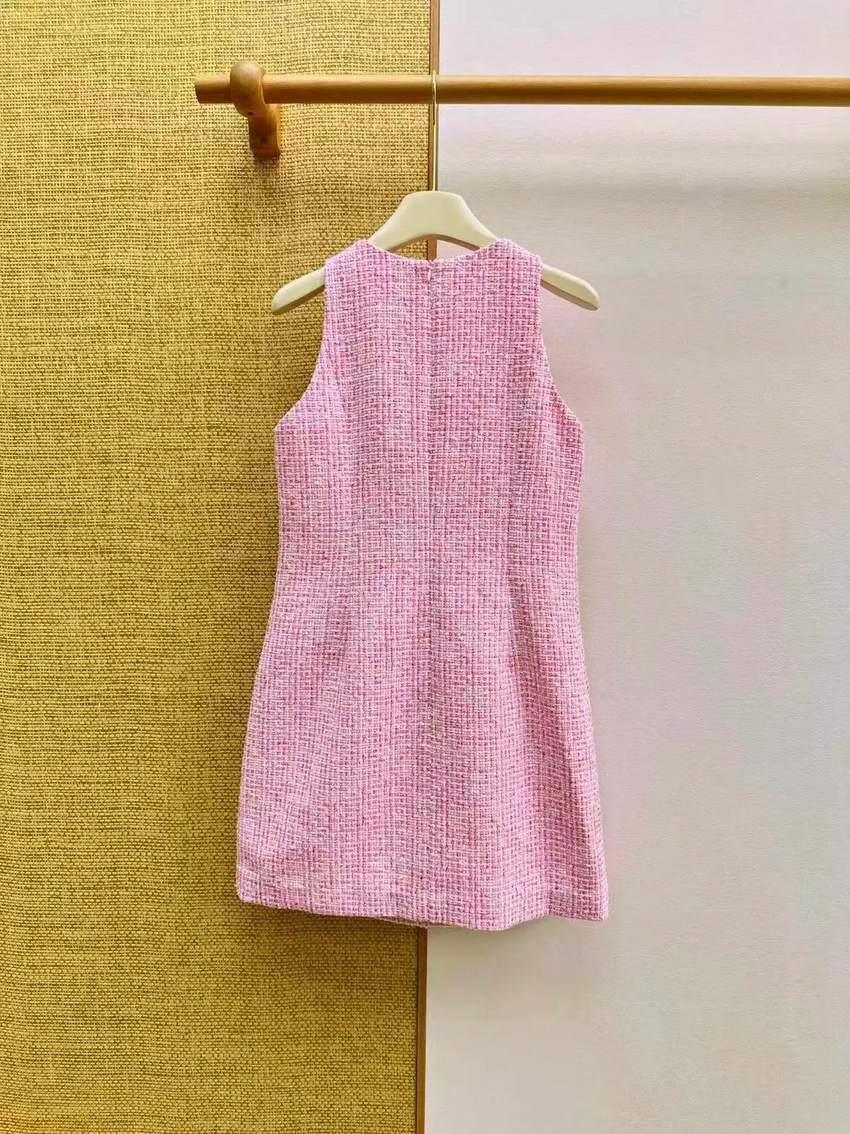Woven Fabric Sleeveless Dress